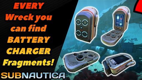 EVERY Battery Charger Fragment Location In Subnautica YouTube