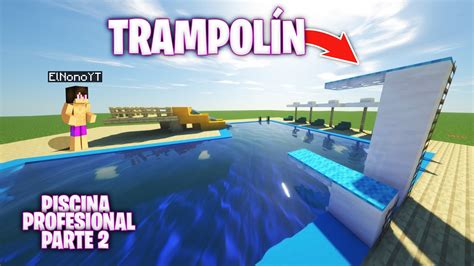 C Mo Hacer Un Trampol N Para Piscina En Minecraft Piscina