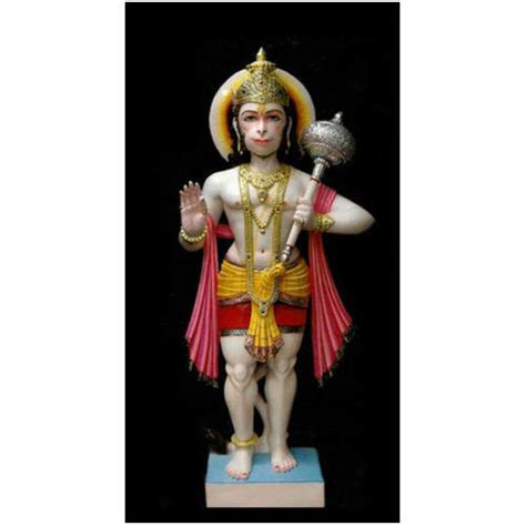 Durable Standing Lord Hanuman Marble Statue At Best Price In Jaipur