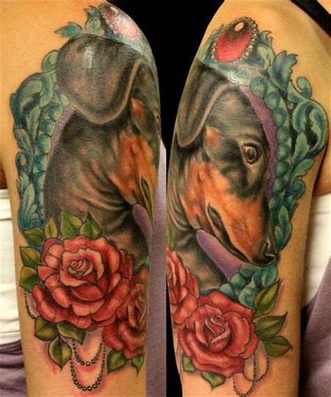 Daschund Tattoo By Katelyn Crane TattooNOW