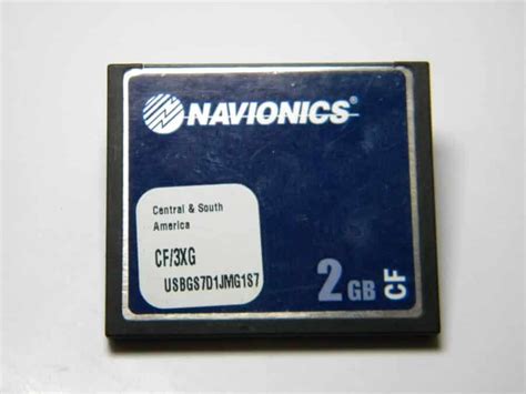 Navionics Gold CF Chart Card Central South America CF 3XG 2GB