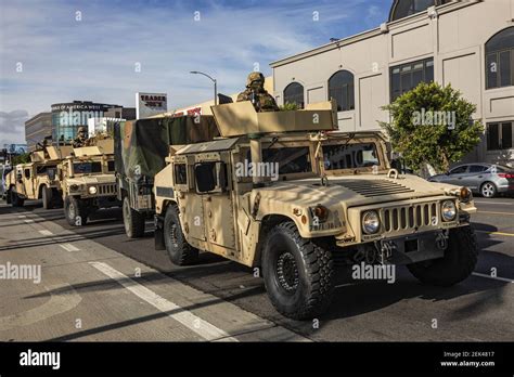 The California National Guard Is Deployed In Los Angeles Rioting And