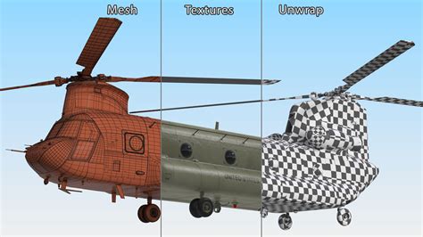 Helic Ptero De Transporte Ch Chinook Del Ej Rcito De Ee Uu