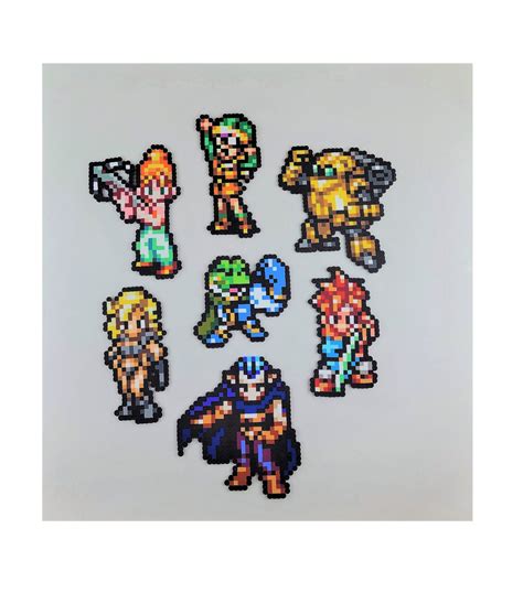 Chrono Trigger Perler Crono Bit Marle Rpg Sprite Etsy Australia