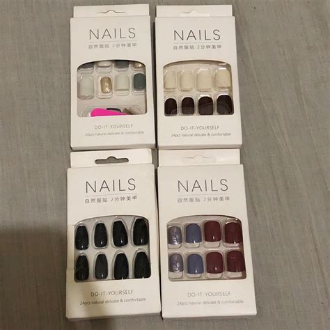 Fake Nails Set Beauty And Personal Care Hands And Nails On Carousell