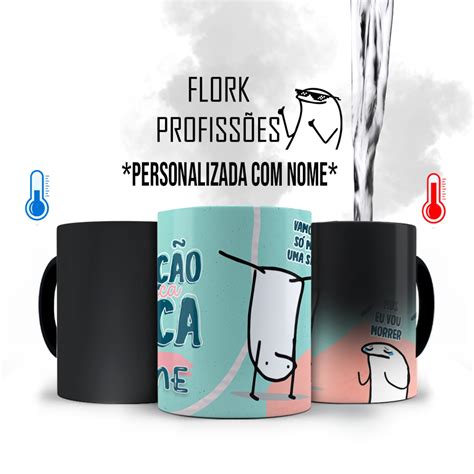 Caneca Mágica Flork Profissão Educação Física Nome Elo7