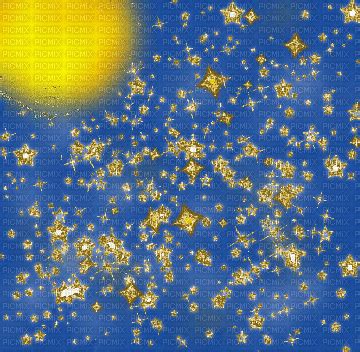 Yellow Blue Animated Stars Fond Basilslament Star Sparkles