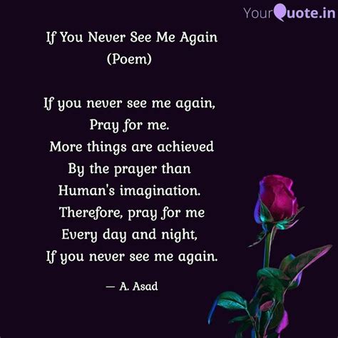 Best Thought And Poem If You Never See Me Again Poem Best Poems