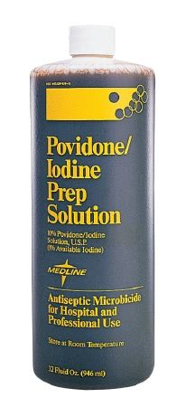 Scrub Povidone Iodine Oz Btl Cs New Hampshire Medical Supply