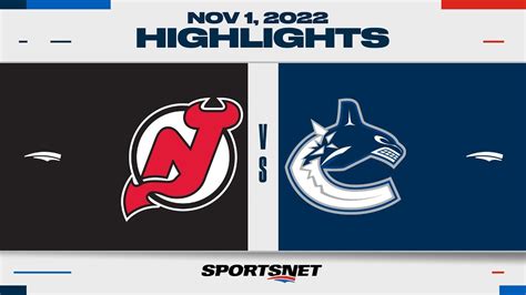 Nhl Highlights Devils Vs Canucks November Youtube