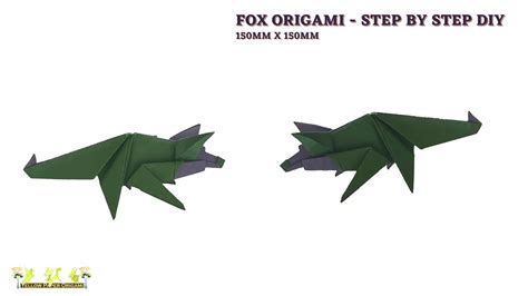 Fox Origami Step By Step Do It Yourself YouTube