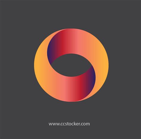 Gradient Logo In Illustrator Free Stock Flat Icon