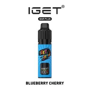 IGET Bar Plus Kit 10000 Puffs Blueberry Peach Prefilled Pod Vape