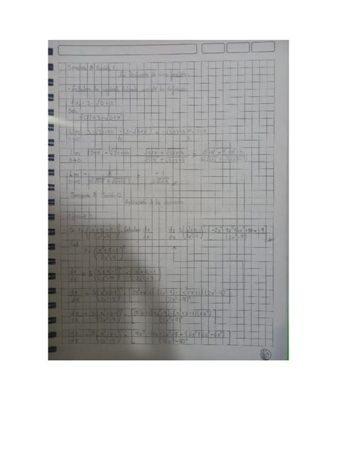 Ejercicios De Mate Derivadas Matematicas Para Ingenieros Studocu