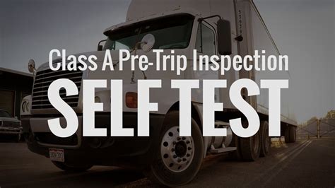 Pre Trip Inspection Study Guide