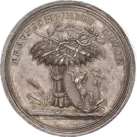 Germany Medal 1804 Braunschweig Wolfenbüttel Karl Wilhelm Ferdinand