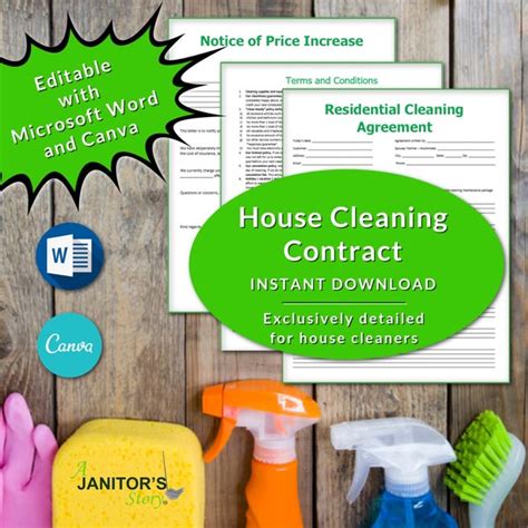 Airbnb Cleaning Checklist Canva EDITABLE Housekeeping Cleaning Planner