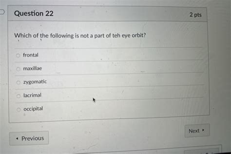 Solved Question 222 ﻿ptswhich Of The Following Is Not A Part