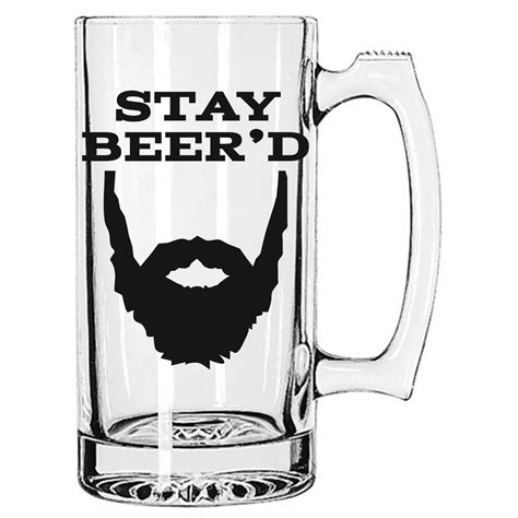 Stay Beer D The Original 25 Oz Beer Mug Beard Beer Mug Etsy