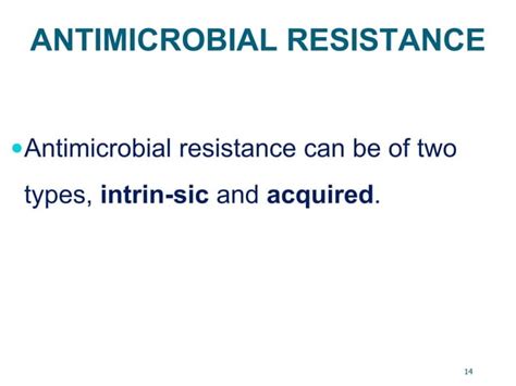 Antimicrobial Resistance Amr Ppt