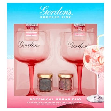 Gordon S Pink Gin And Glasses T Set Tesco Groceries