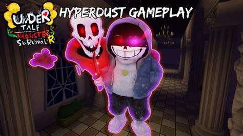 Hyperdust Gameplay Admin Character Undertale Monster Survival