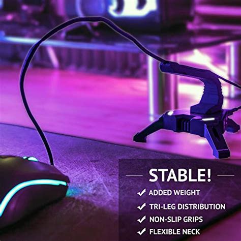 Tilted Nation Gaming Mouse Bungee Cord Holder With Port Usb Hub For