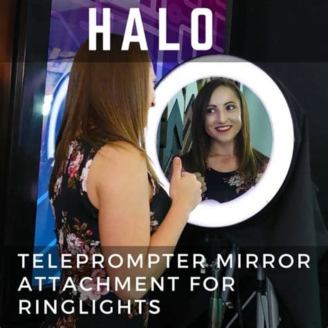 Teleprompter Ringlight Mirror Two Way Mirrors