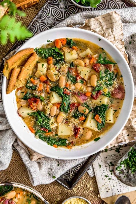 Tuscan Kale Potato Bean Soup Monkey And Me Kitchen Adventures