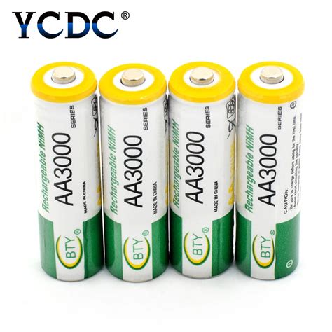 YCDC 49 OFF AA Rechargeable Battery LR6 HR6 MN1500 15A 15AC 3000mAh Ni