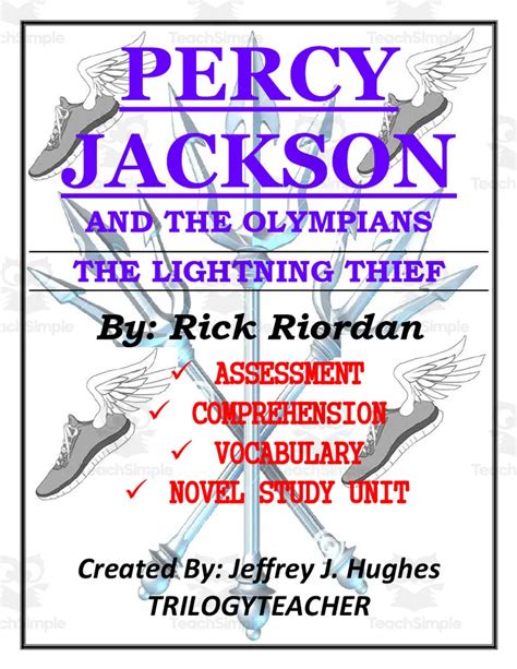 Percy Jackson And The Olympians Novel Study Unit By Teach Simple