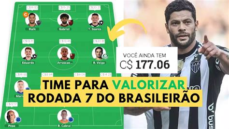 TIME PARA GANHAR 10 CARTOLETAS NA RODADA 7 CARTOLA FC 2023 YouTube