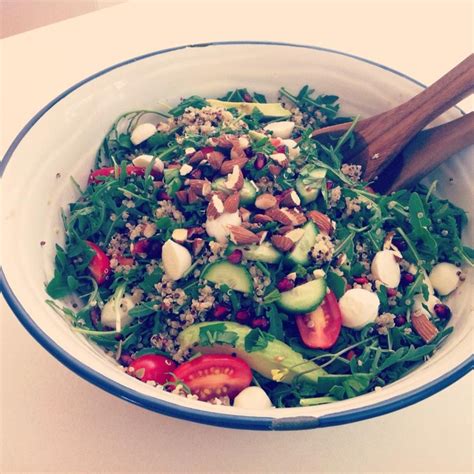 Quinoa Rocket Pomegranate Salad