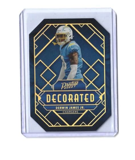 Panini Prestige Decorated Ssp Case Hit Derwin James Jr Los Angeles