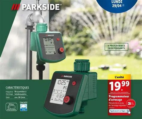 Parkside Programmateur D Arrosage