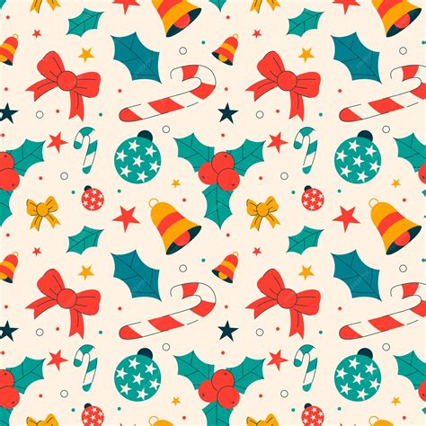 Free Vector Flat Design Christmas Template