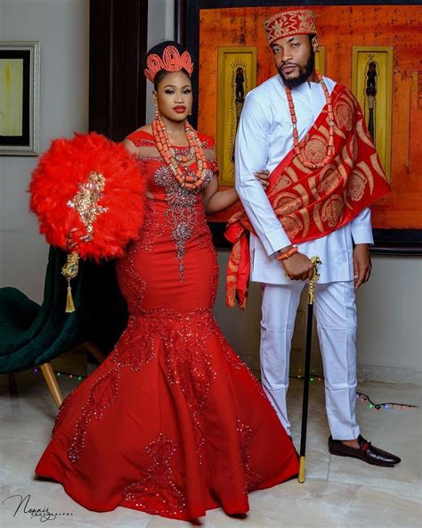 Stylaa Red A Queen And Her King In Traditional Attire Stylaa App