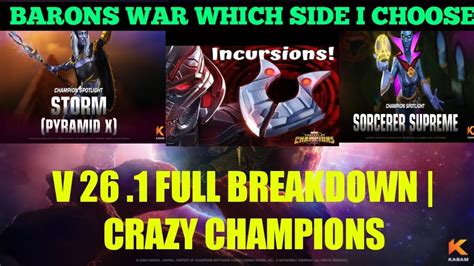 V Full Breakdown Rewards And Incursions With Barons War Event