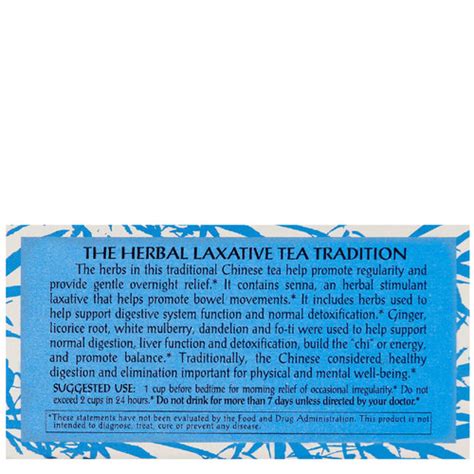 Triple Leaf Tea Herbal Laxative Tea, 20 Tea Bags - VictoriaHealth