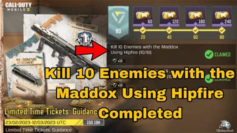 How To Kill Enemies With The Maddox Using Hipfire Cod Mobile