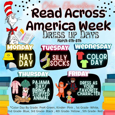 Read Across America Week Odom Elementary School