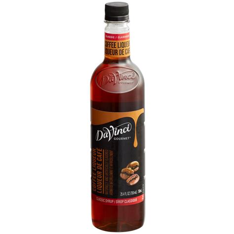 Davinci Gourmet 750 Ml Coffee Liqueur Flavoring Syrup