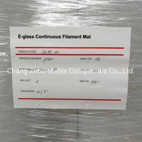 Glass Fiber Continuous Long Filament Mat G With Big Width For