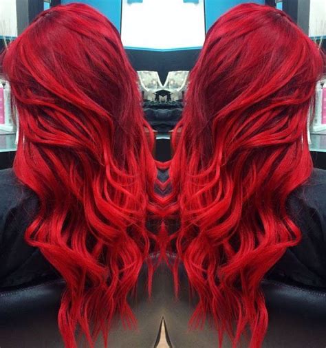 Flame Red Hair Color