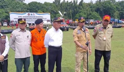 BNPB Gelar Apel Siaga Dan Simulasi Hadapi Bencana Hidrometeorologi