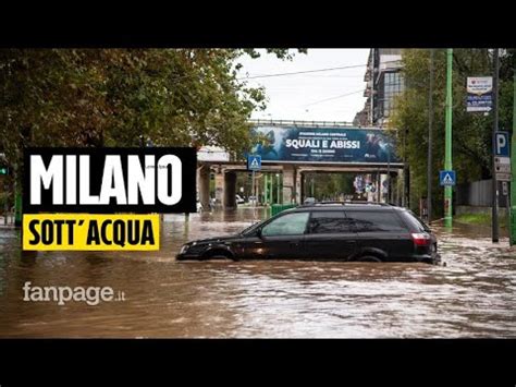 Nubifragio A Milano Ed Esonda Il Fiume Seveso I Cittadini Chi Ci