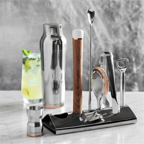 Williams Sonoma Bar Tool Set With Stand