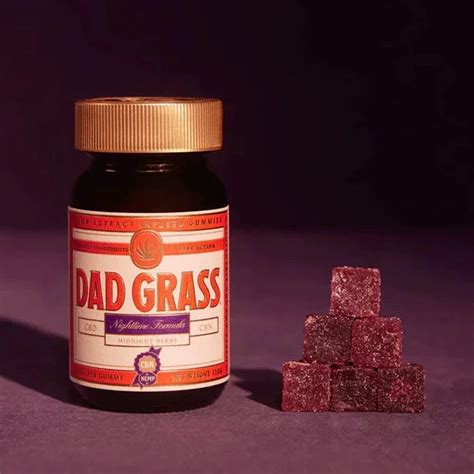 Dad Grass Nighttime Formula Cbd Cbn Gummies Mascot