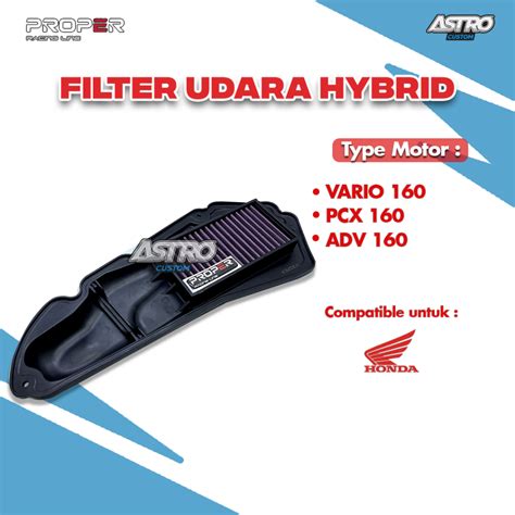 Jual Filter Udara Proper Racing Line Beat Fi Deluxe Scoopy Fi New Genio