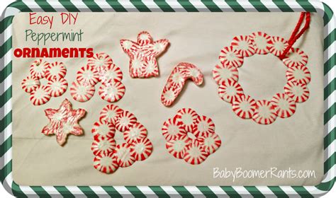 Easy DIY Peppermint Ornaments!